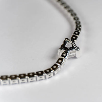 Pandora Timeless Teniska Narukvica Sparkling Heart (Srebro 925)