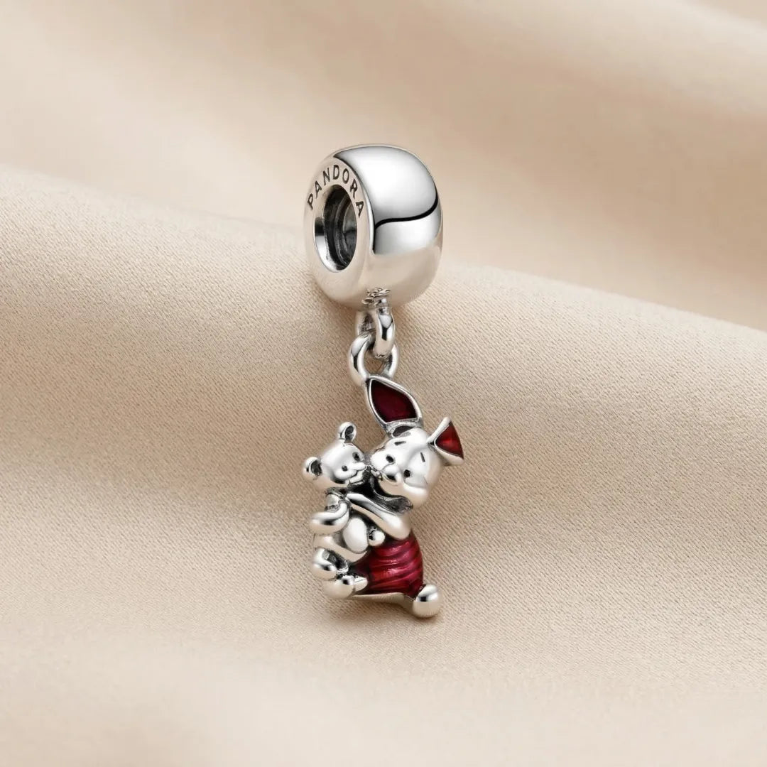 Pandora Disney Viseći Privjesak Piglet (Srebro 925)