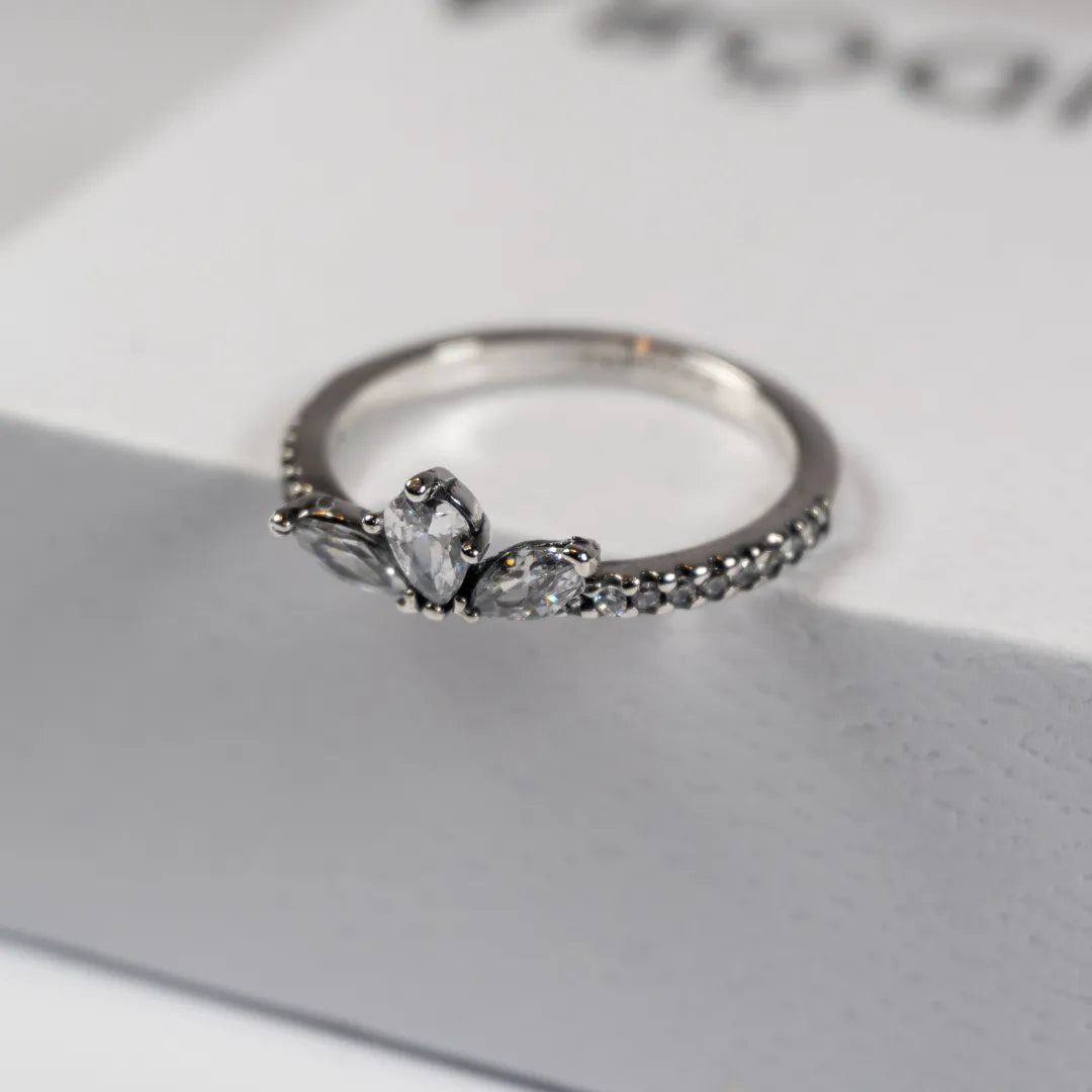 Pandora Timeless Svjetlucavi Prsten Herbarij (Srebro 925)