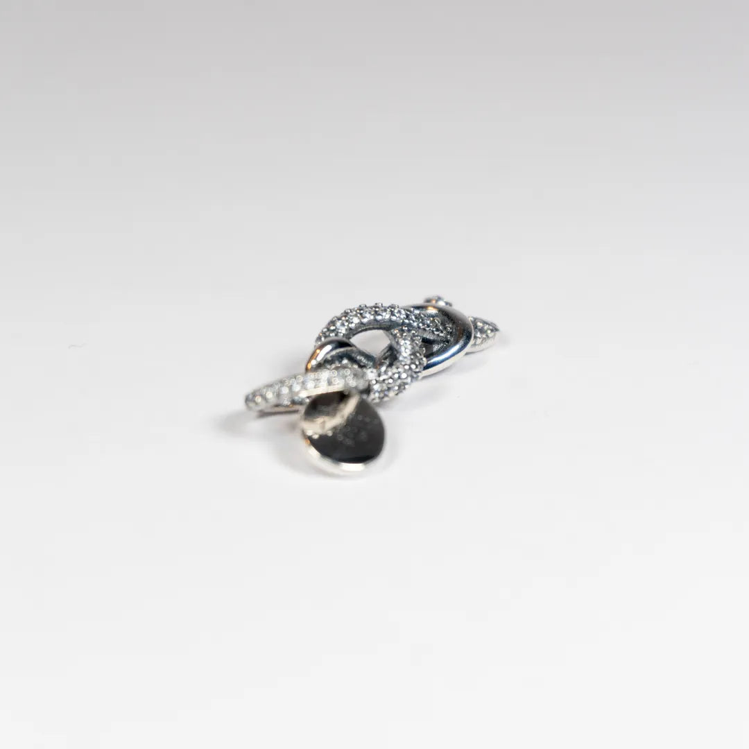 Pandora Viseći Privjesak Pavé Infinity Knot – Čvor Beskonačnosti (Srebro 925)