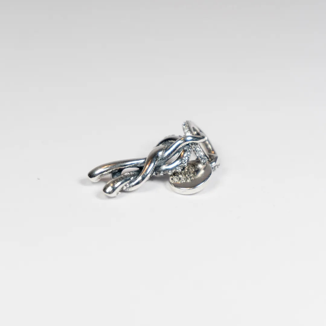 Pandora Viseći Privjesak Pavé Infinity Knot – Čvor Beskonačnosti (Srebro 925)