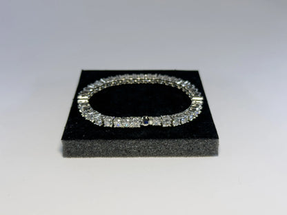 Swarovski Matrix Tennis Narukvica (Rhodium Plated, Zirconia)