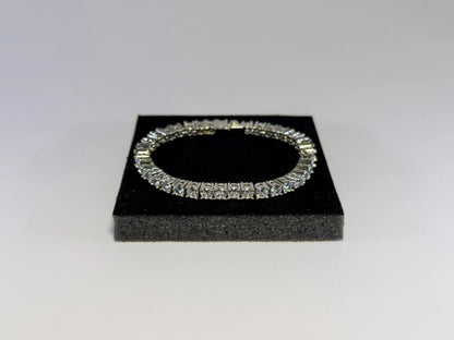 Swarovski Matrix Tennis Narukvica (Rhodium Plated, Zirconia)