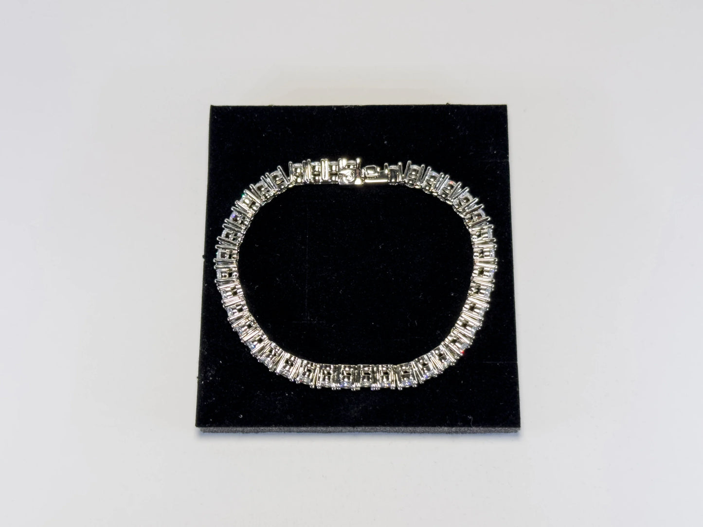 Swarovski Matrix Tennis Narukvica (Rhodium Plated, Zirconia)