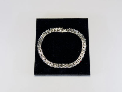 Swarovski Matrix Tennis Narukvica (Rhodium Plated, Zirconia)