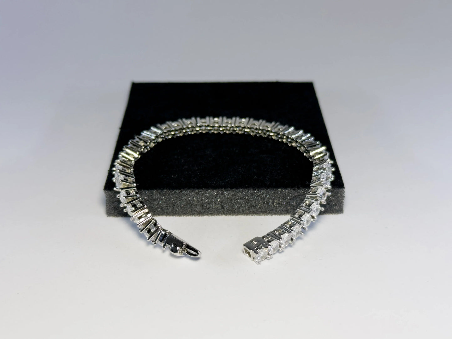 Swarovski Matrix Tennis Narukvica (Rhodium Plated, Zirconia)