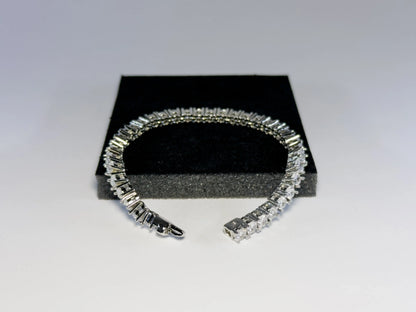 Swarovski Matrix Tennis Narukvica (Rhodium Plated, Zirconia)