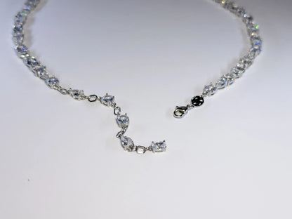 Swarovski Mesmera Ogrlica (Rhodium Plated, Mixed-Cut Zirconia)