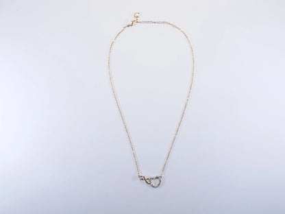 Swarovski Infinity & Heart Ogrlica (Mixed Metal Finish, Zirconia)