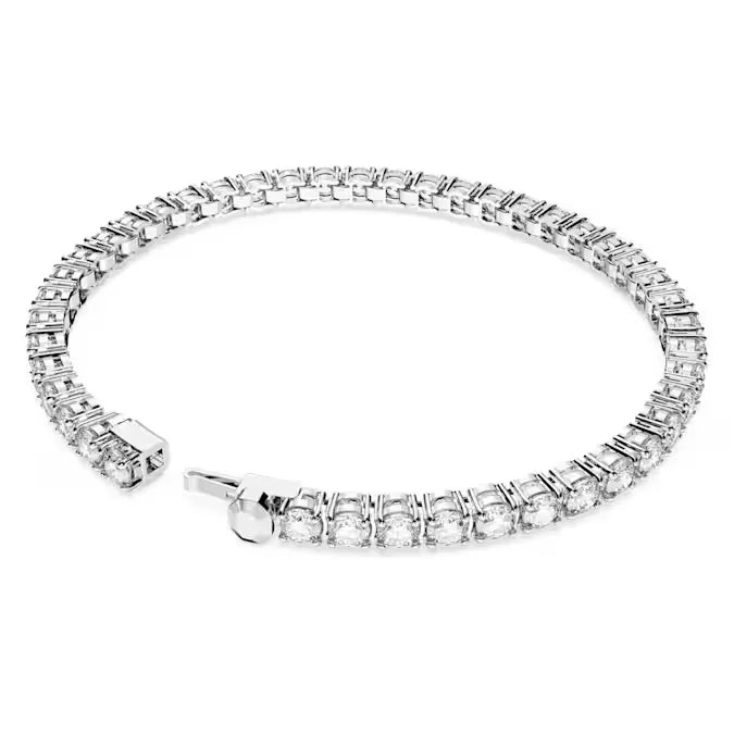 Swarovski Matrix Tennis Narukvica (Rhodium Plated, Zirconia)