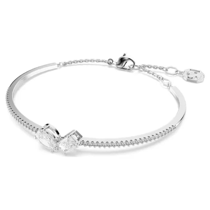 Swarovski  “Mesmera Moi et Toi” Bangle Narukvica (Rhodium Plated, Zirconia)