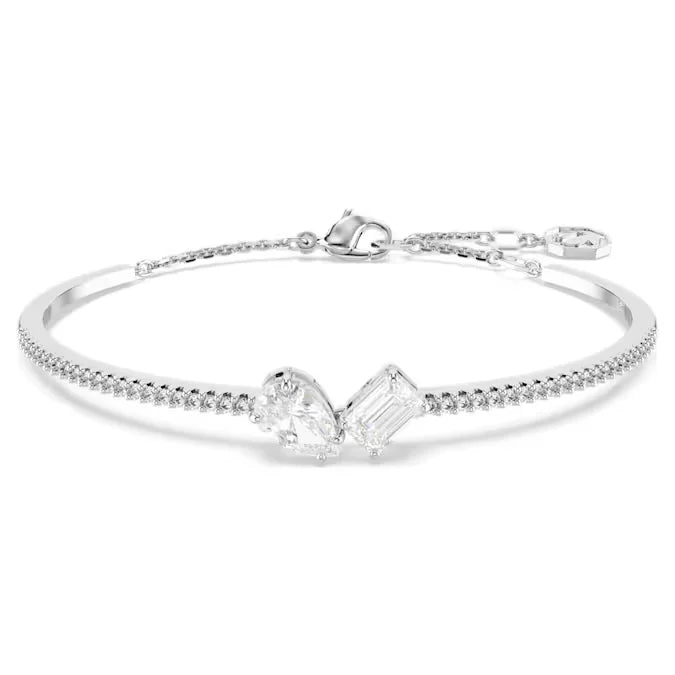 Swarovski  “Mesmera Moi et Toi” Bangle Narukvica (Rhodium Plated, Zirconia)